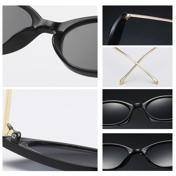High Quality Women's Fashion Narrow Cat Eye Sunglasses UV400 Fashion Eye Wear narrow sunglasses for  women's fashion Products - Image 5