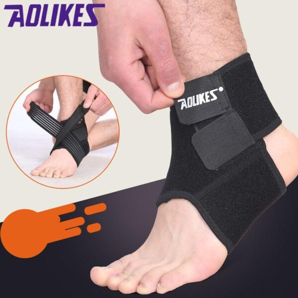 Aolikes 1PCS Ankle Protector Sports Ankle Support Elastic Ankle Brace Guard Foot Support Sports Gear Gym - Image 2