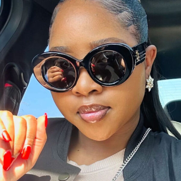 Large frame circular sunglasses for street photography Instagram fashion show, modern retro sunglasses - Image 3