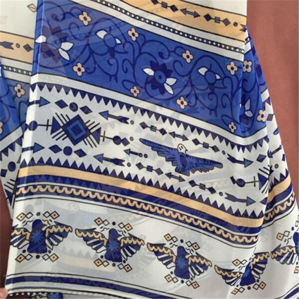 Beach Cover Up Floral Romantic Swimwear Ladies Pareo Beach Cape Sun Bath Beach Wear Dress Chiffon Swimwear Q14 - Image 6