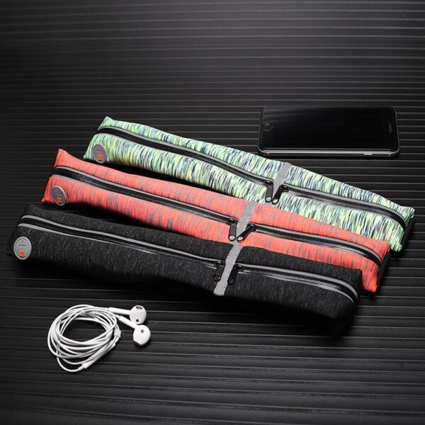 Yipinu Sports Running Waist Bag Outdoor Waterproof Reflective  Belt Jogging Gym Fitness Runner - Image 4