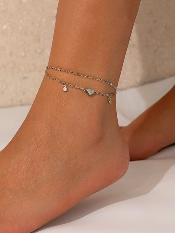 Beach Anklet Star Butterfly Chain Imitation Pearl Foot Chain Ocean Wind Shell Dolphin Foot Jewelry - Image 7