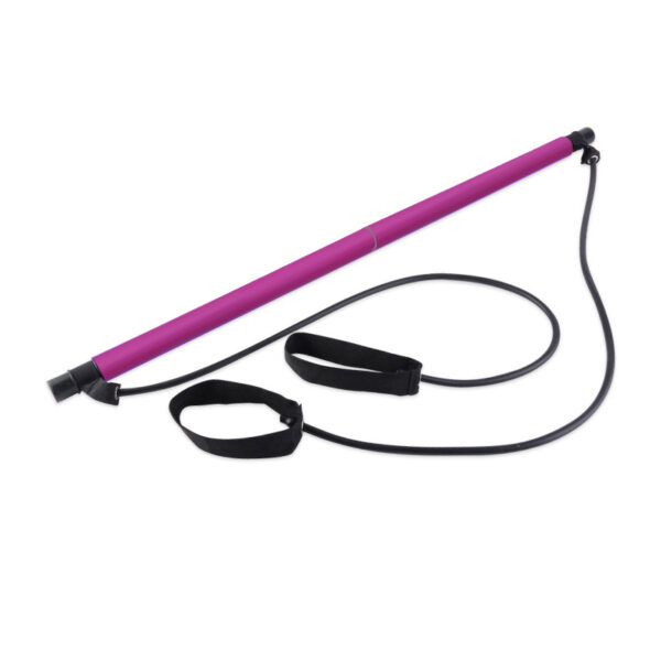 Pilates Exercise Stick Toning Bar Fitness Home Yoga Gym Body Workout Body Abdominal Resistance Bands Rope Puller - Image 7
