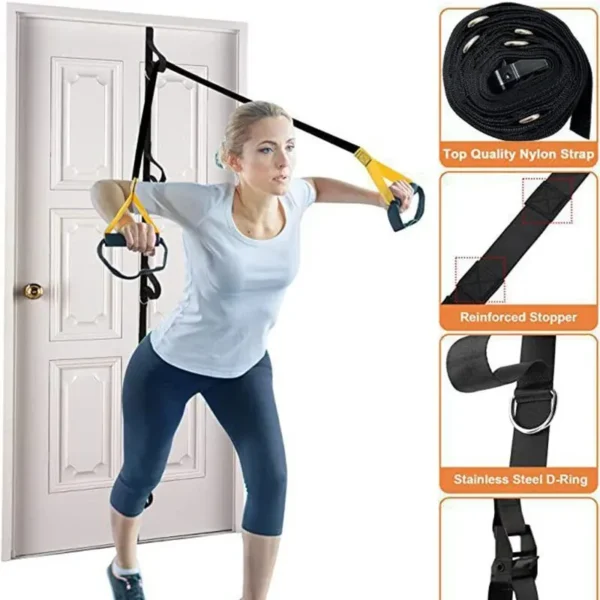 Upgrade Door Anchor Strap for Resistance Bands Exercises Anchor Gym Attachment for Home Fitness Portable Door Band Resistance - Image 6