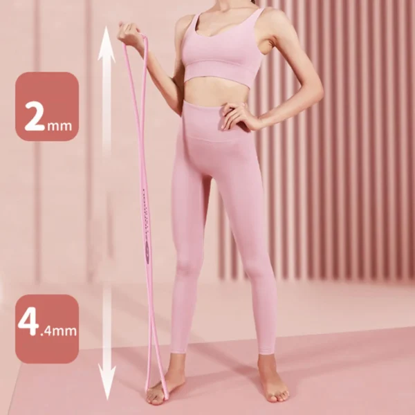 Yoga Gym Fitness 8 Shaped Resistance Band for Muscle Ligament Stretch Building Excersing Trainer Physical Stretching Exercises - Image 2