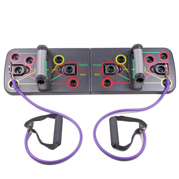 9 in 1 Push Up Board with Multifunction Body Building Fitness Exercise Tools Men Women Push-up Stands For GYM Body Training - Image 6
