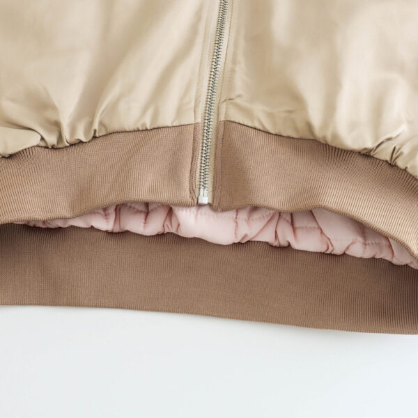 Fashion new silk texture zipper decoration short jacket women's clothing - Image 4