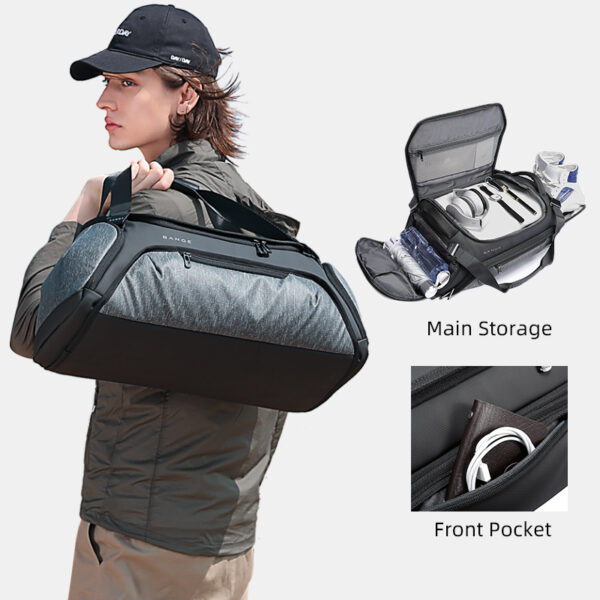 Gym Bag Men's New Travel Bag Dry And Wet Separation Female Yoga Sports Swimming Bag Diagonal Luggage Bag - Image 3