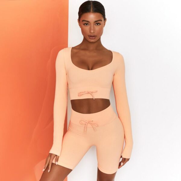 High Waist Seamless Yoga Set Women Two Piece Set Women Clothes Gym Sportswear Female Clothing Workout Push Up Legging Sport Top - Image 25