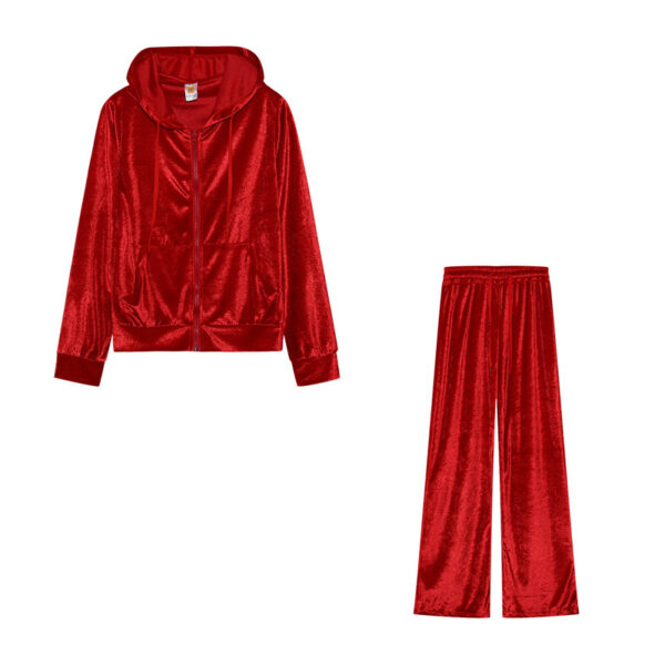 Fashion rhinestone sports and leisure set two-piece set - Image 7