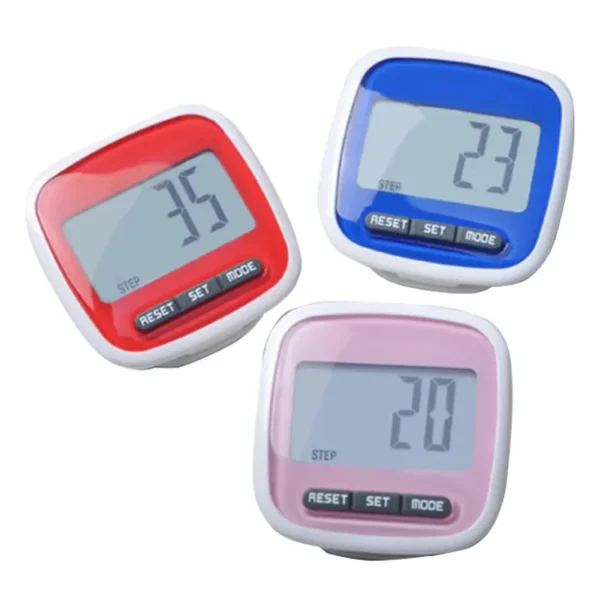 Mini Small Step Counter Movement Calories Digital Pedometer with Waterproof Wear Resistance Big Screen Stappenteller