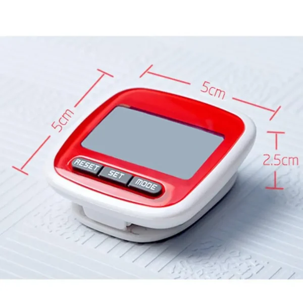 Mini Small Step Counter Movement Calories Digital Pedometer with Waterproof Wear Resistance Big Screen Stappenteller - Image 4